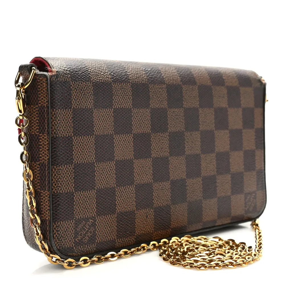 Louis vuitton pochette felicie wallet Gold HW high End Clone - Image 2