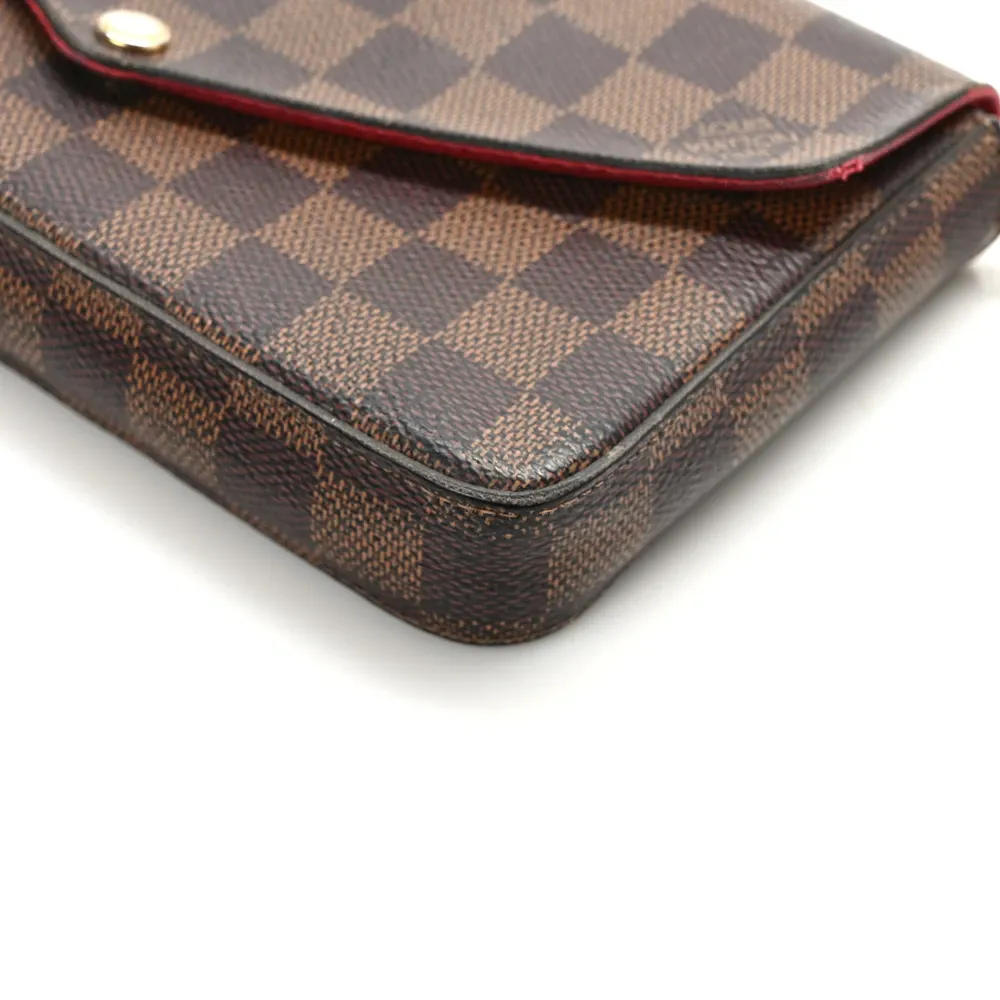 Louis vuitton pochette felicie wallet Gold HW high End Clone - Image 4