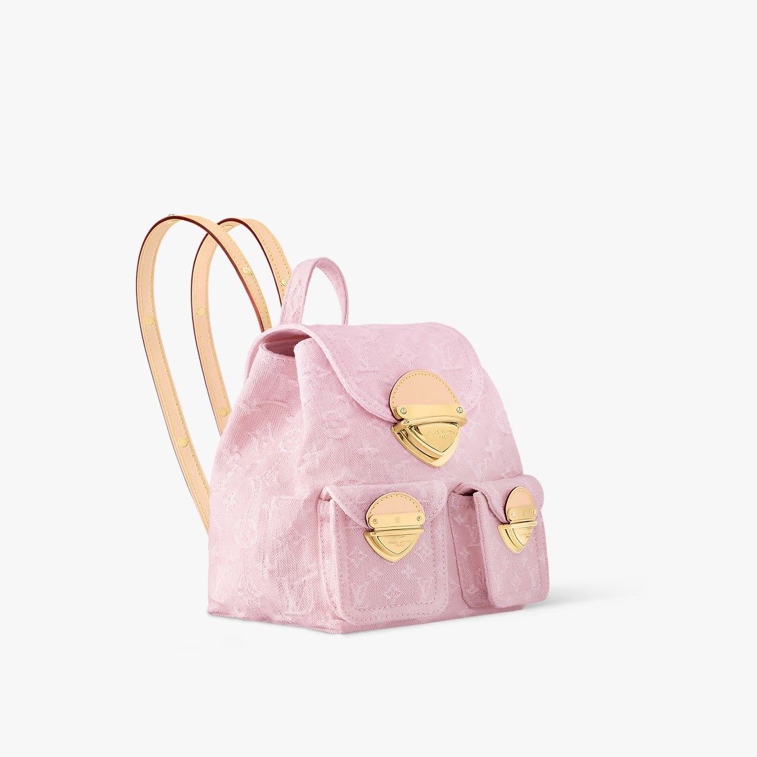 Replica Handbag Store Clone Louis Vuitton venice monogram denim Backpack - Image 5