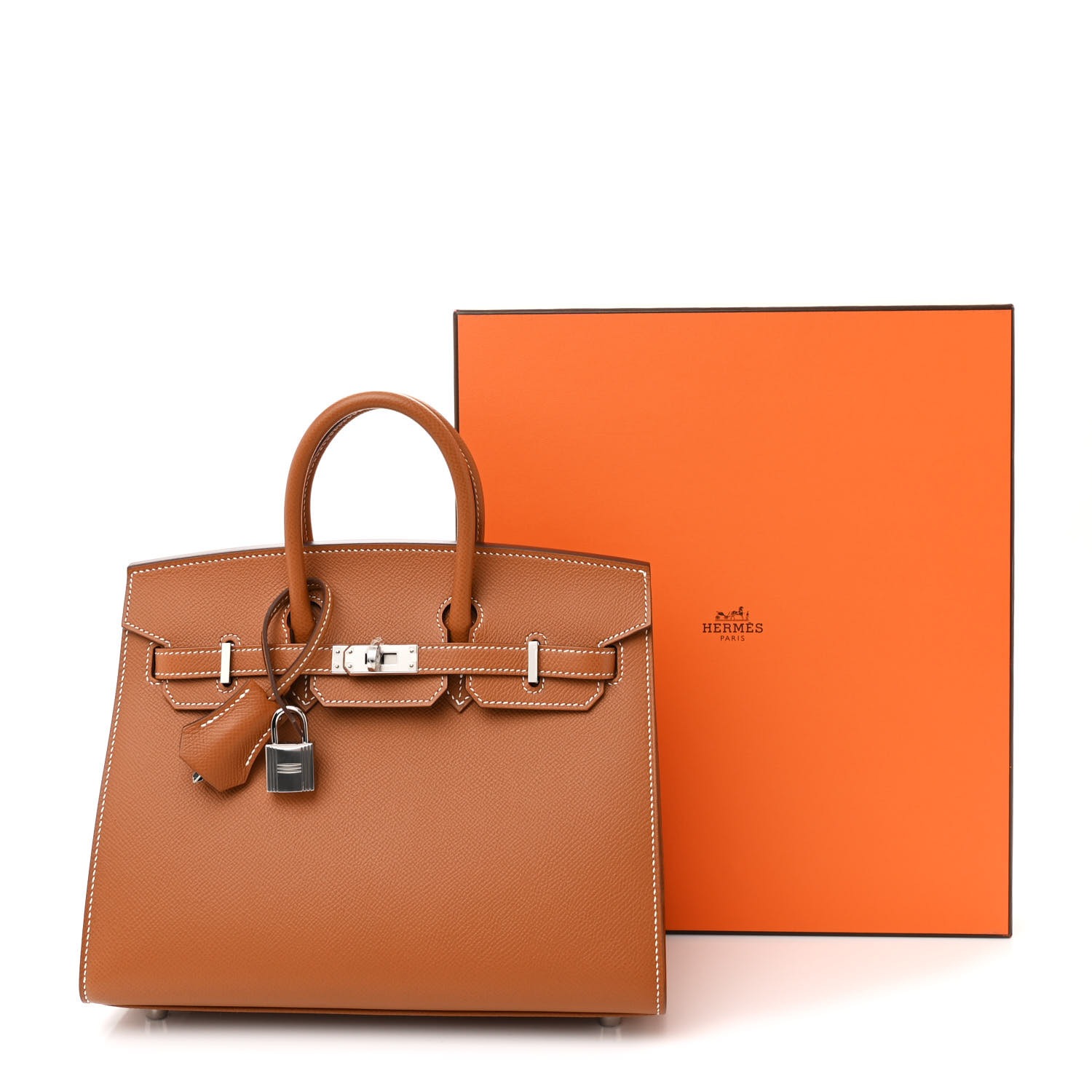 Hermes Birkin Epsom Gold Fully Hand Made 1:1 Replica Handbag Store Clone Bag - Image 17