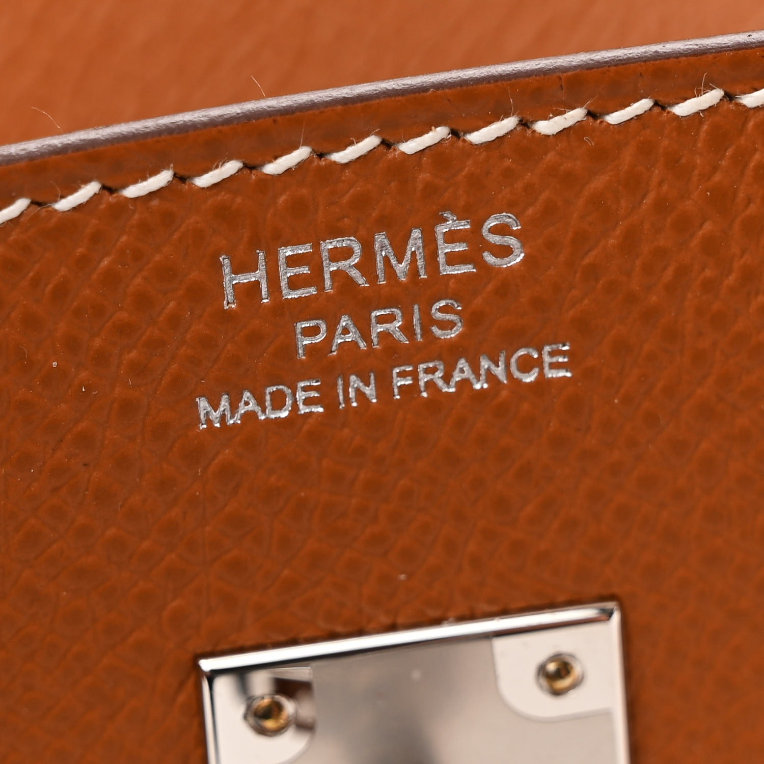 Hermes Birkin Epsom Gold Fully Hand Made 1:1 Replica Handbag Store Clone Bag - Image 11