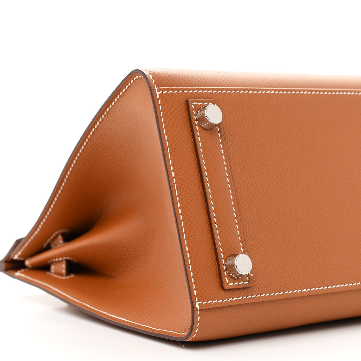 Hermes Birkin Epsom Gold Fully Hand Made 1:1 Replica Handbag Store Clone Bag - Image 10