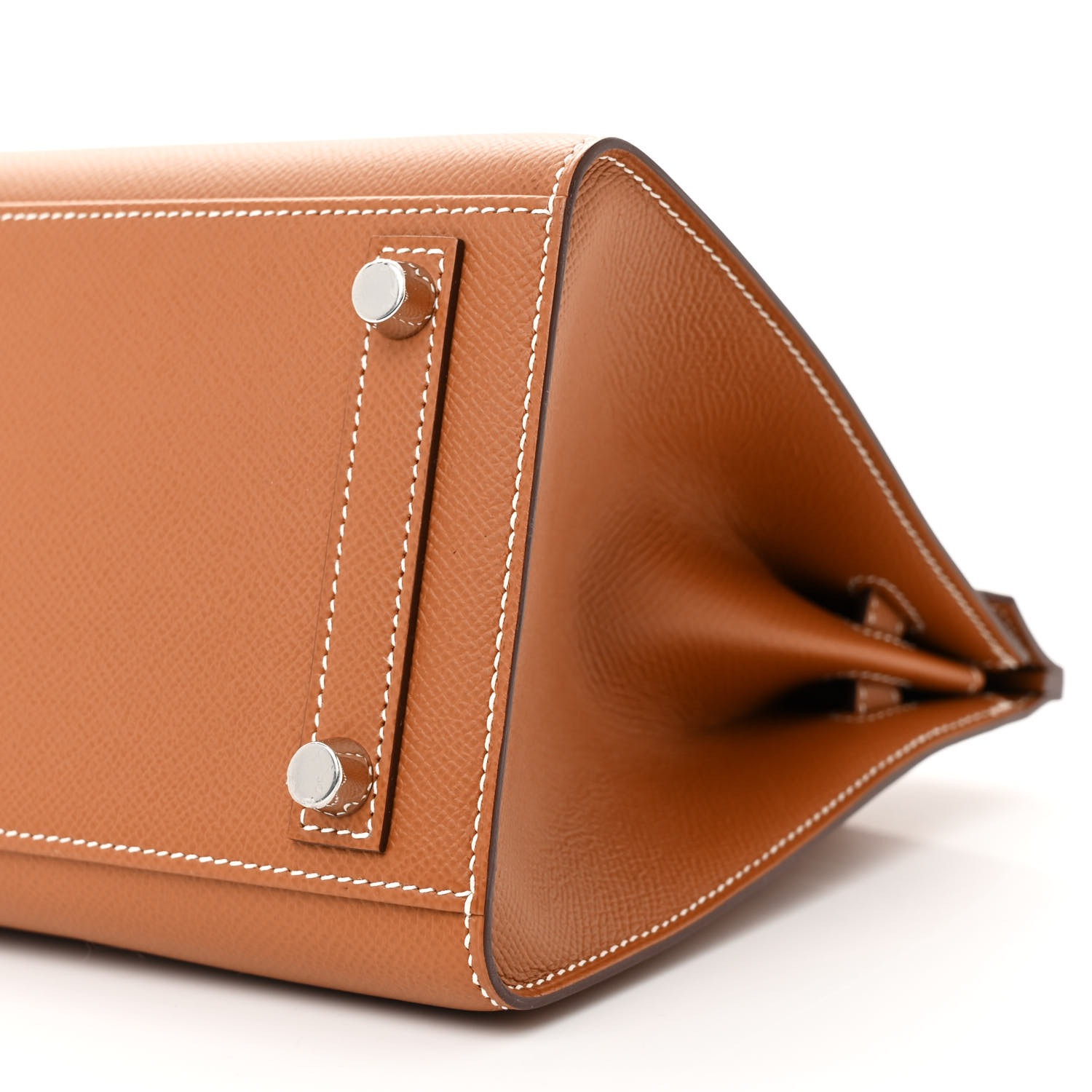 Hermes Birkin Epsom Gold Fully Hand Made 1:1 Replica Handbag Store Clone Bag - Image 12