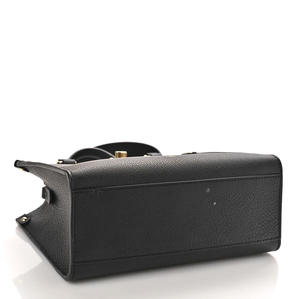 Luxury Superfake Handbags – LV Black Lock & Go Tote PM - Image 7