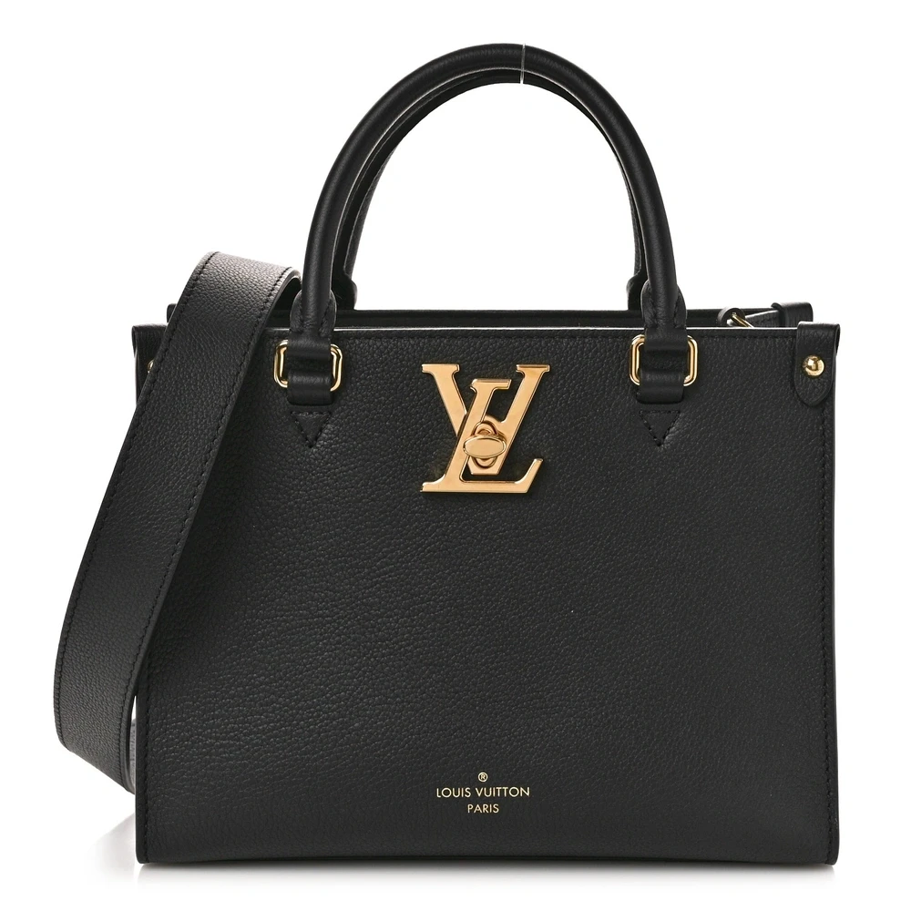 Luxury Superfake Handbags – LV Black Lock & Go Tote PM
