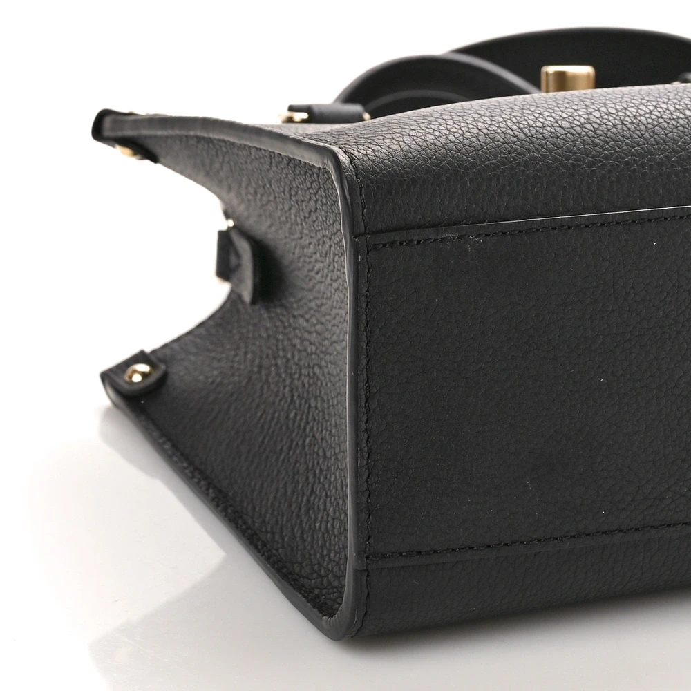 Luxury Superfake Handbags – LV Black Lock & Go Tote PM - Image 3