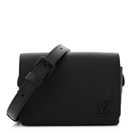 Replica Handbags Done Right – LV Black Cowhide Wallet PM