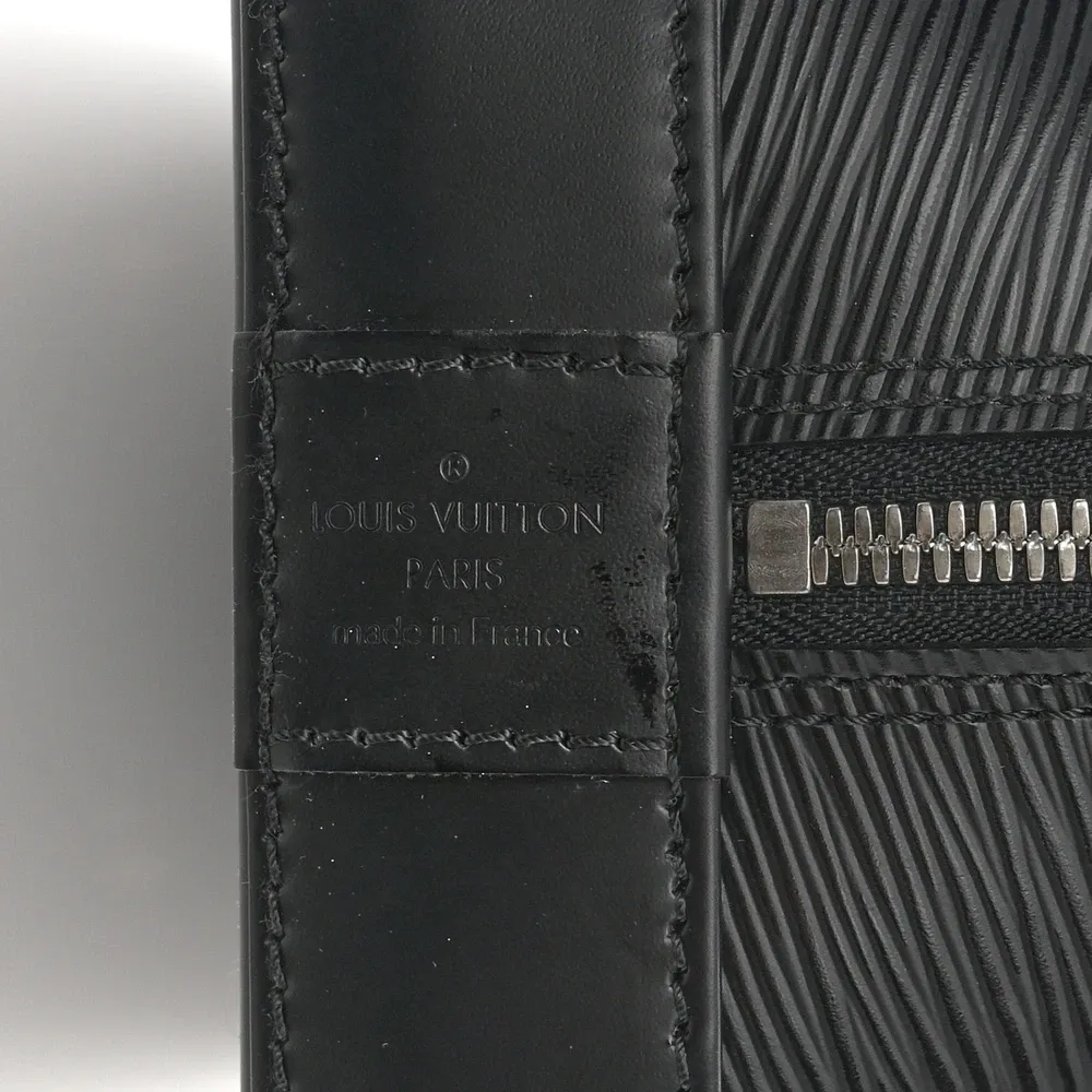 Superfake Louis Vuitton Alma GM Handbag – Black Electric Epi - Image 4