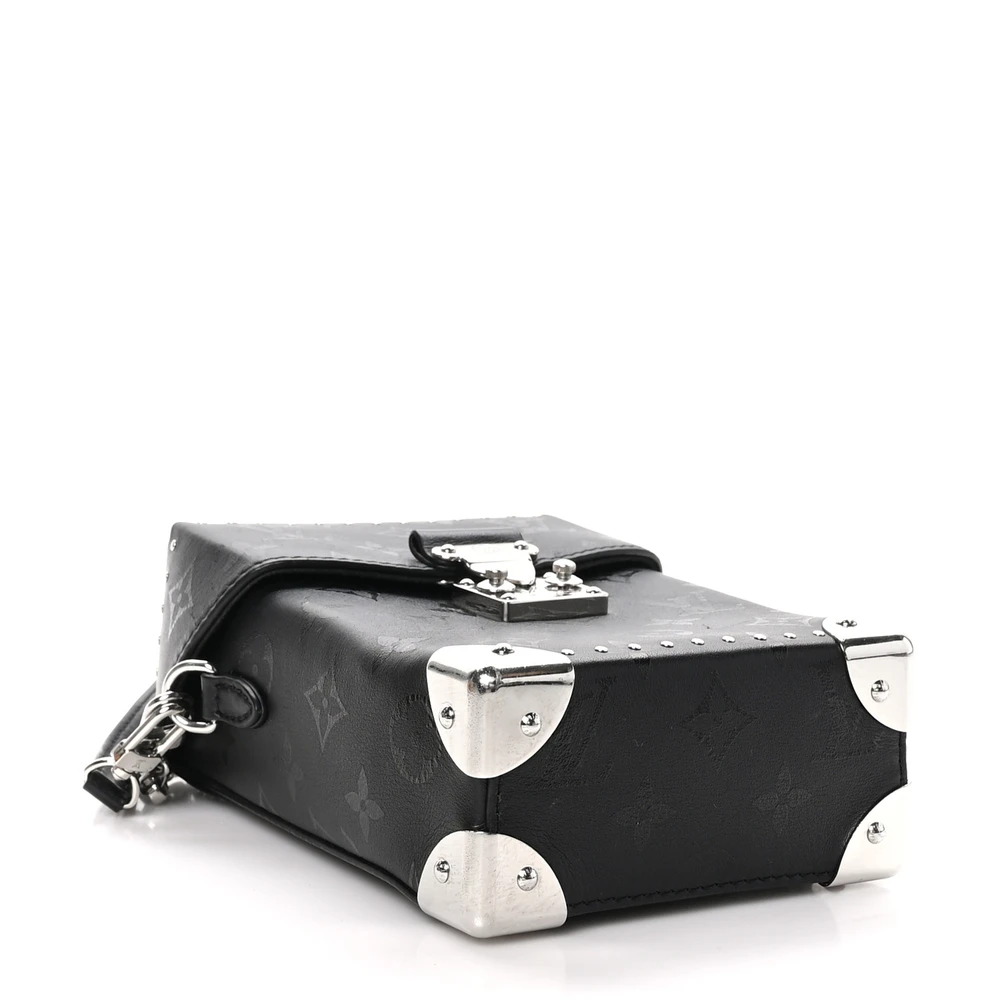 Louis Vuitton Black Monogram Calfskin Leather Camera Box PM Replica - Image 6