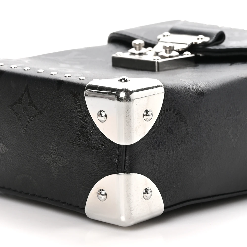 Louis Vuitton Black Monogram Calfskin Leather Camera Box PM Replica - Image 2