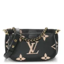 Superfake Louis Vuitton Black/Beige Monogram Replica Handbag