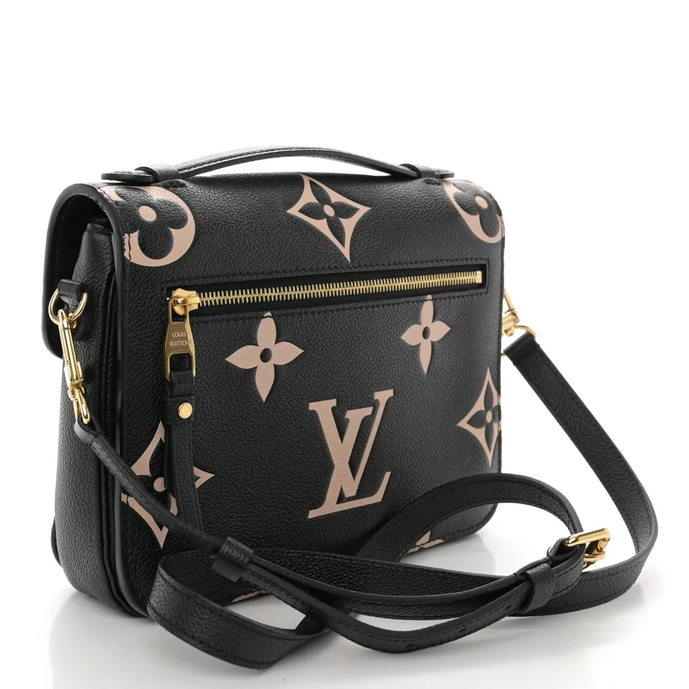Superfake Louis Vuitton Black Beige Monogram Empreinte Bag - Image 9