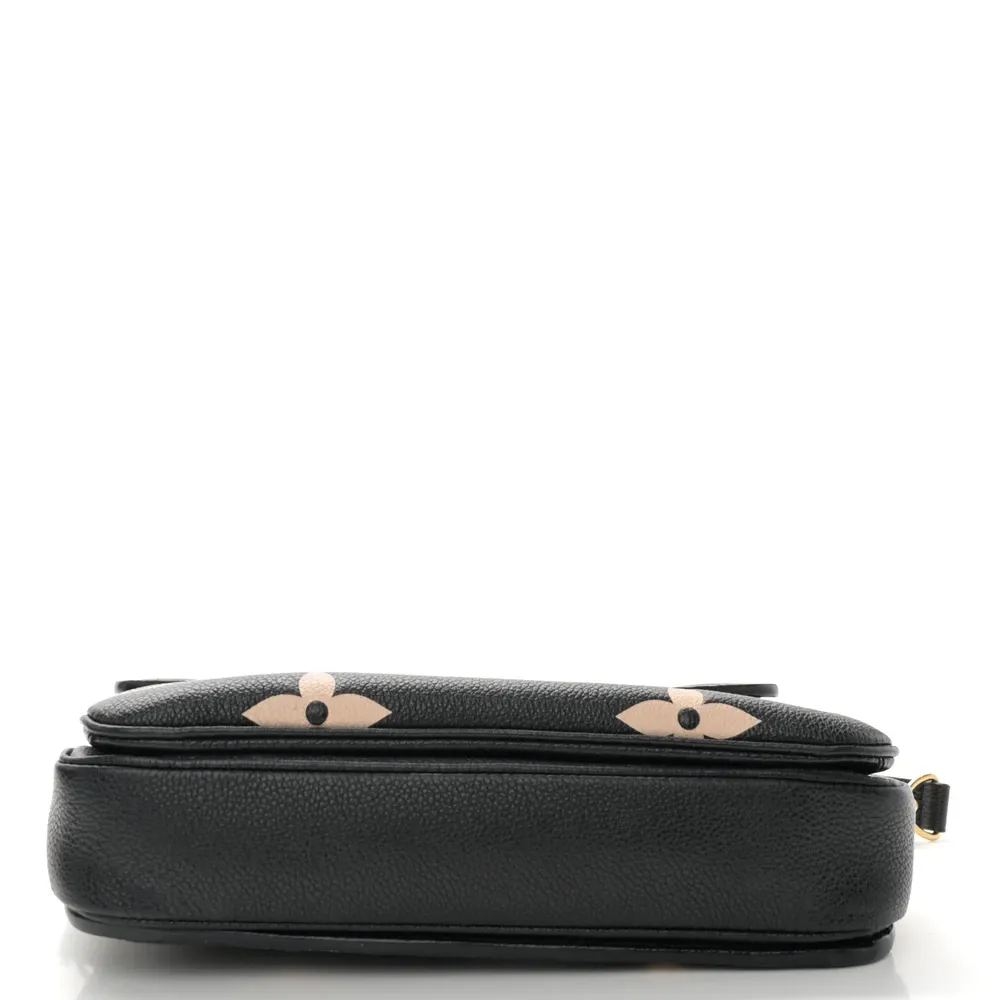 Superfake Louis Vuitton Black Beige Monogram Empreinte Bag - Image 8