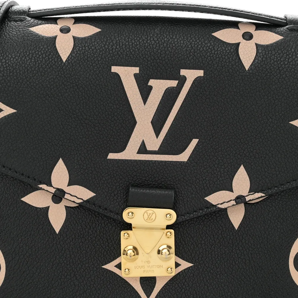 Superfake Louis Vuitton Black Beige Monogram Empreinte Bag - Image 4
