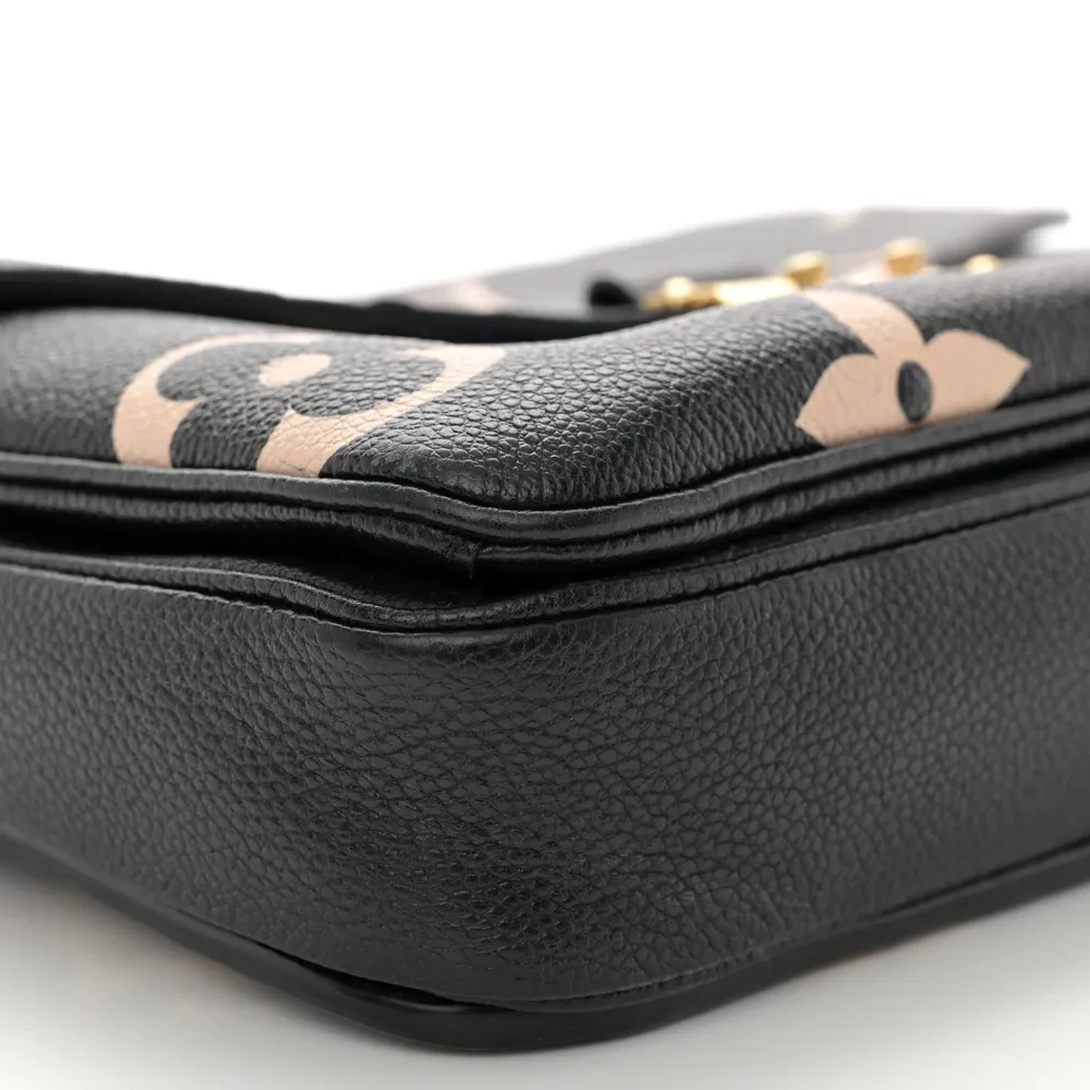 Superfake Louis Vuitton Black Beige Monogram Empreinte Bag - Image 3