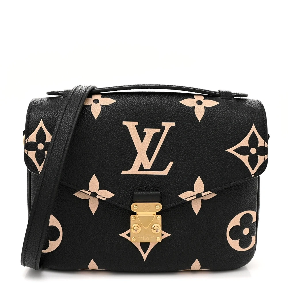 Superfake Louis Vuitton Pochette Metis PM – BlackBeige Monogram