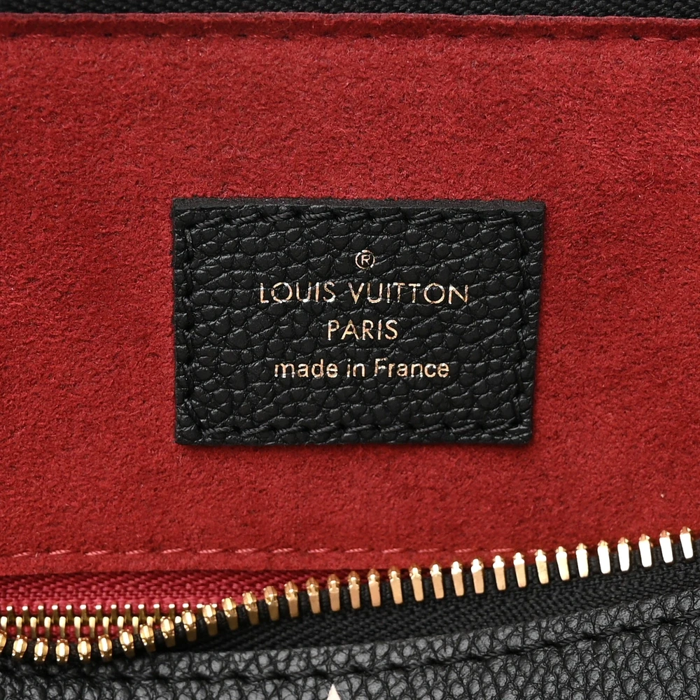 Empreinte Monogram Giant Speedy Bandouliere 25 in Black and Beige - Image 3