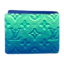 Top Grade Quality Louis Vuitton BlueGreen Slender NM Wallet