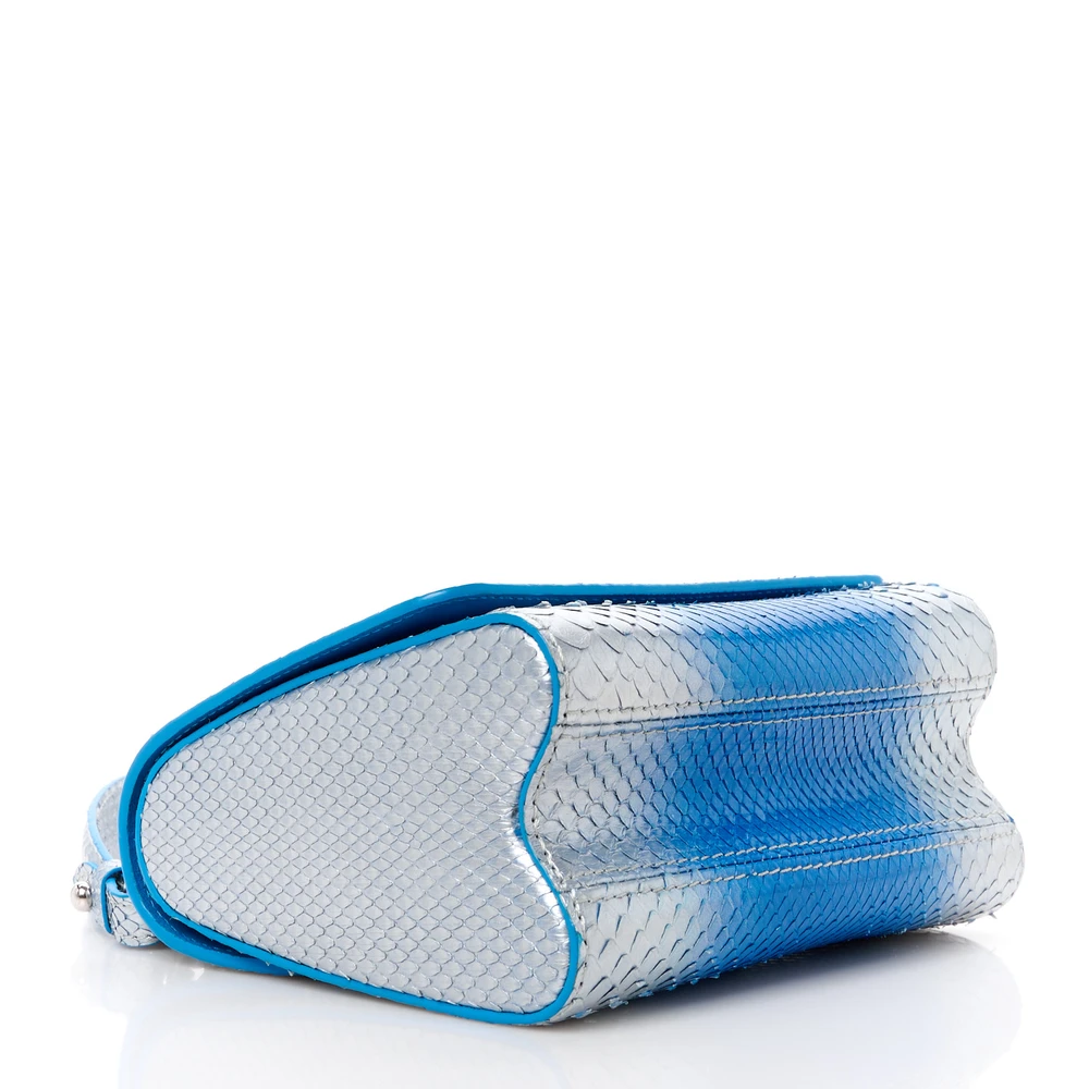 Louis Vuitton Replica Twist Bag PM – Blue Silver Monogram Design - Image 7