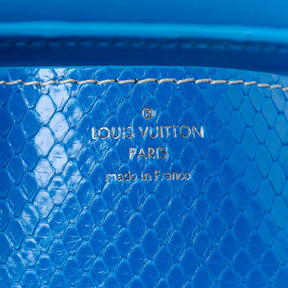 Louis Vuitton Replica Twist Bag PM – Blue Silver Monogram Design - Image 4