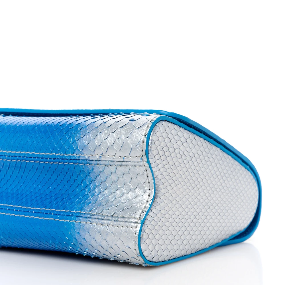 Louis Vuitton Replica Twist Bag PM – Blue Silver Monogram Design - Image 2