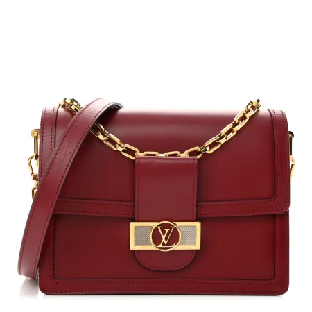 Louis Vuitton Cherry Berry Smooth Calfskin Leather Dauphine MM Brass Hardware Replica