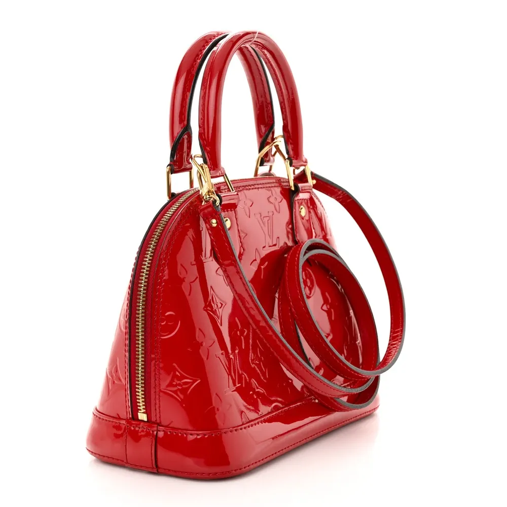 Top Quality Fake Louis Vuitton Cherry Vernis Alma BB - Image 8