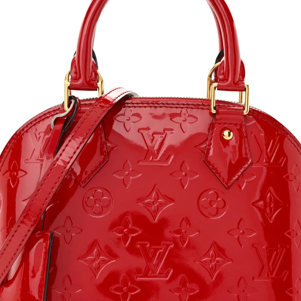 Top Quality Fake Louis Vuitton Cherry Vernis Alma BB - Image 6