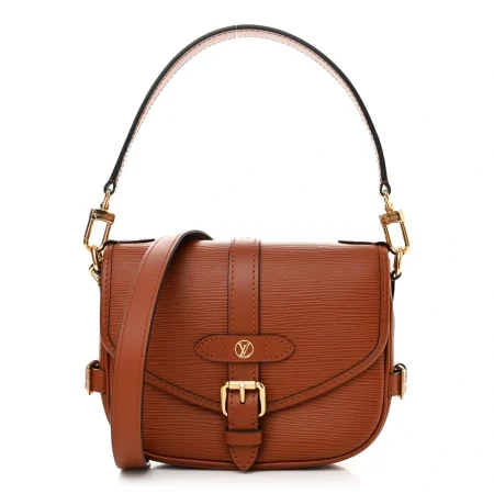 Replica Louis Vuitton Cognac Saumur BB – Brass Hardware Perfection