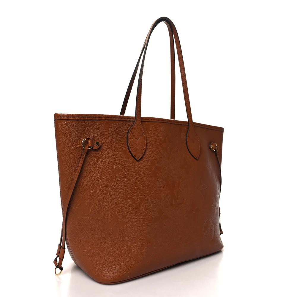Louis Vuitton Cognac Neverfull MM – Replica Handbags with Quality - Image 7