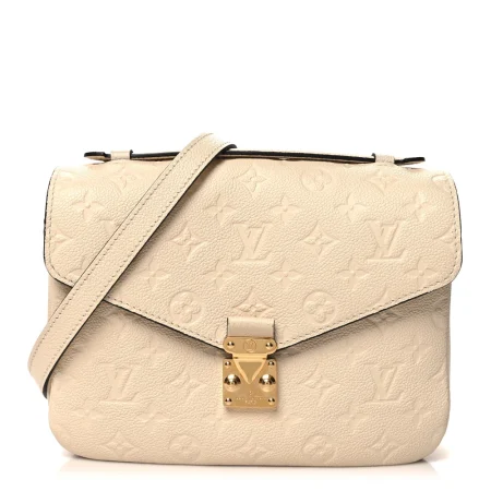 Louis Vuitton Creme Monogram Replica Pochette Metis – Superfine Quality