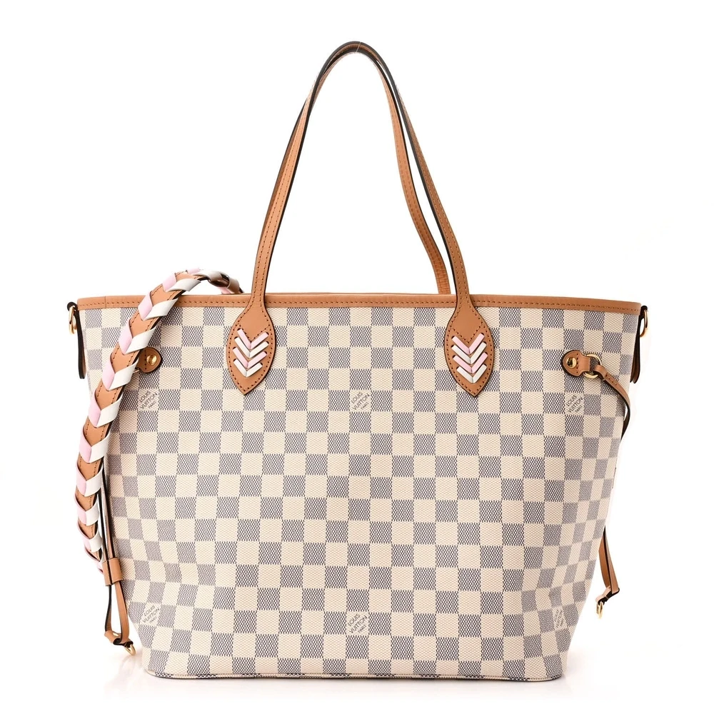 Superfake Louis Vuitton Handbags – Damier Azur Braided Neverfull MM