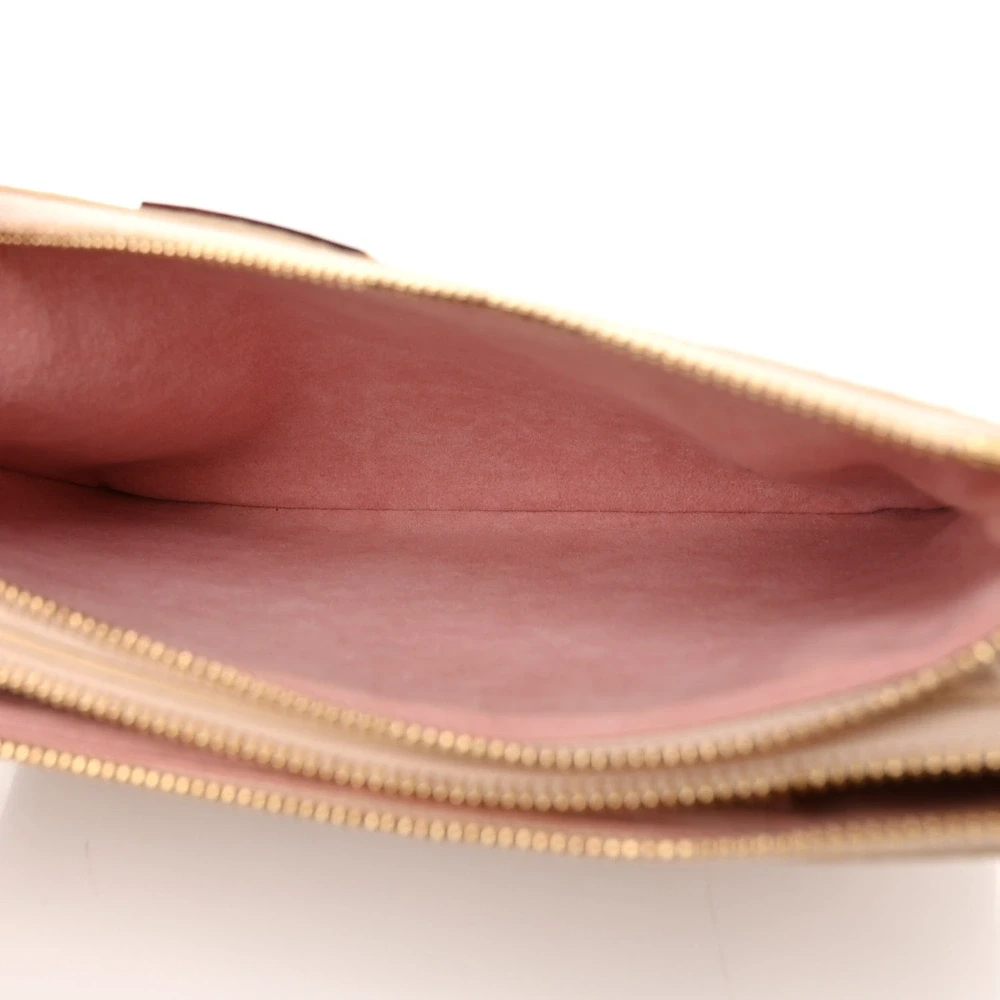 Superfake Handbags – LV Damier Azur Double Zip Pochette PM - Image 4