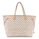 Louis Vuitton Damier Azur Canvas Neo Neverfull Beige Interior GM Luxury Reps