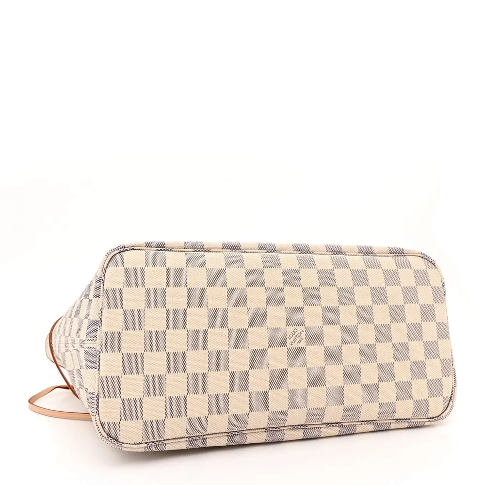 Shop Mirror Quality Louis Vuitton Neverfull Damier Azur Replica MM - Image 2