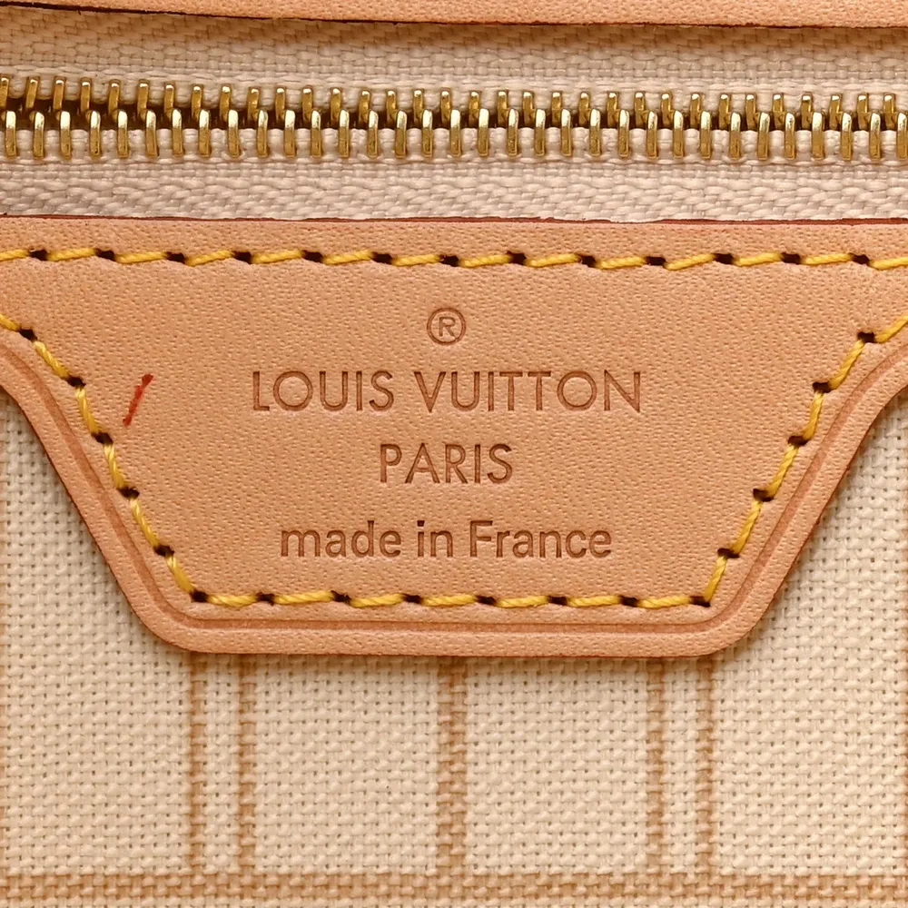 Shop Mirror Quality Louis Vuitton Neverfull Damier Azur Replica MM - Image 4