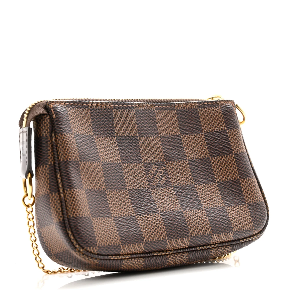 Superfake Handbags – Louis Vuitton Damier Ebene Mini Pochette Replica - Image 5