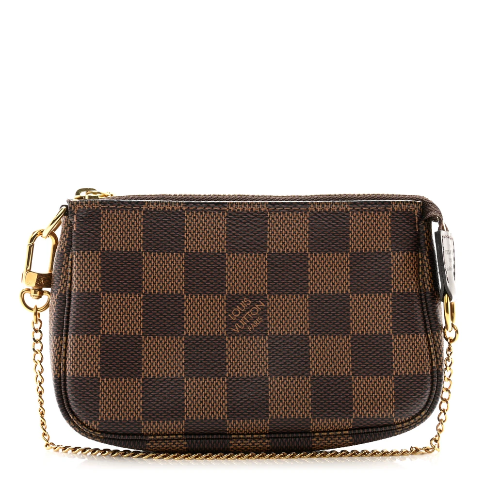 Superfake Handbags – Louis Vuitton Damier Ebene Mini Pochette Replica