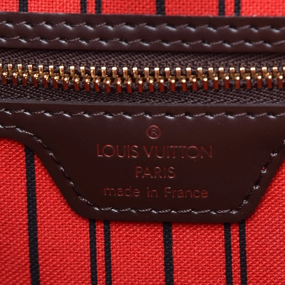 Louis Vuitton Damier Ebene Canvas Neo Neverfull GM Cherry Interior - Image 2