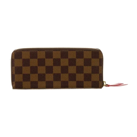 Superclone Louis Vuitton Clemence Wallet with Damier Ebene Pattern
