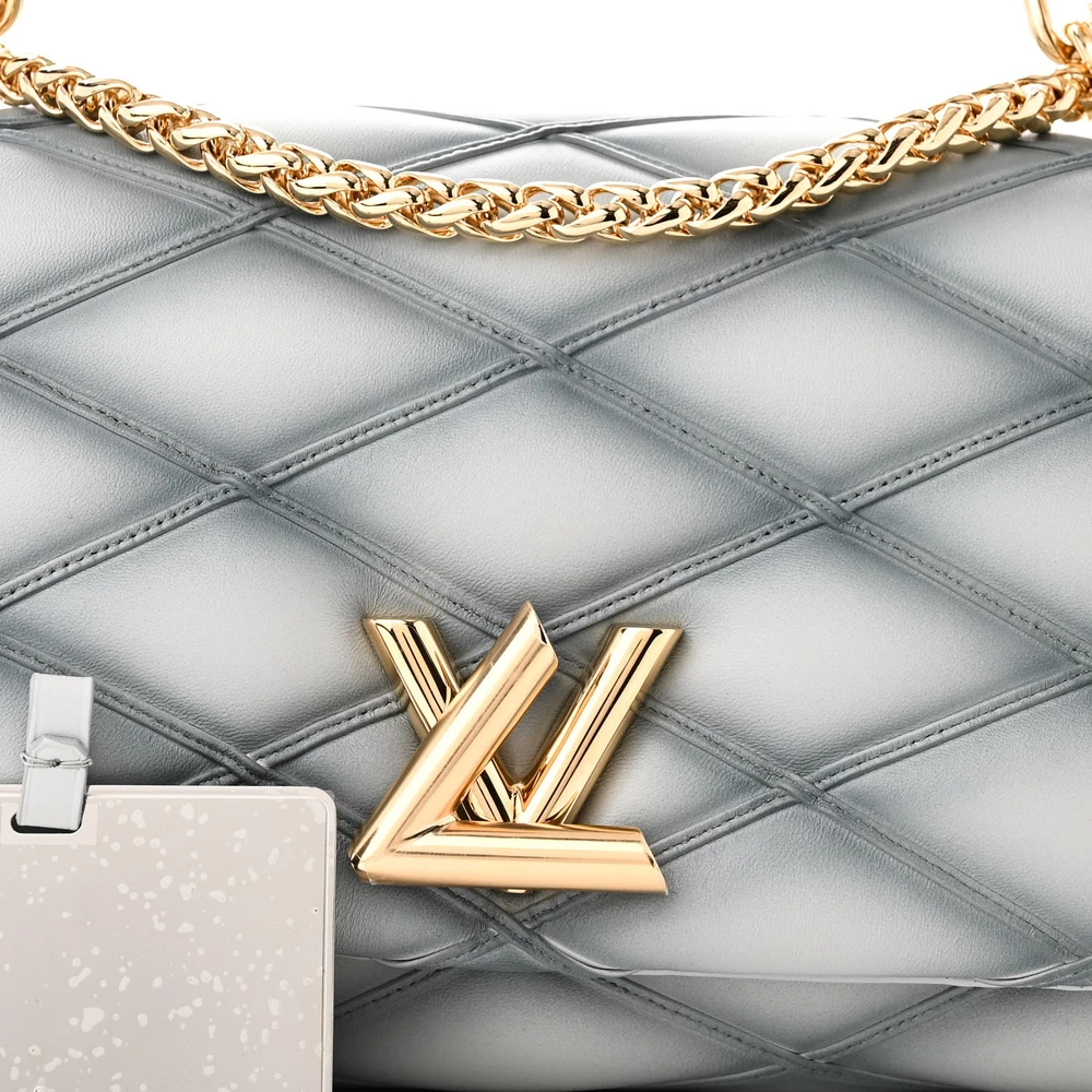 Louis Vuitton Ecume Grey 14 MM Leather Replica Handbags - Image 6