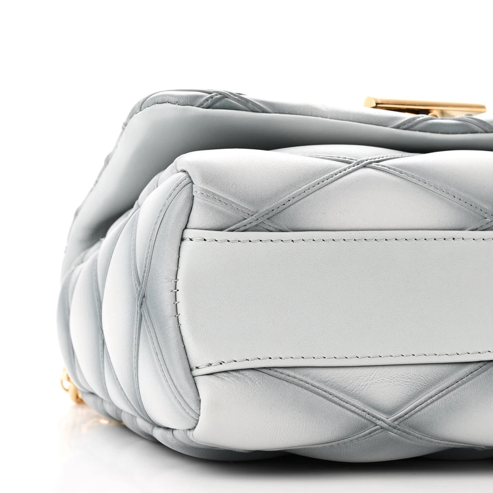 Louis Vuitton Ecume Grey 14 MM Leather Replica Handbags - Image 3