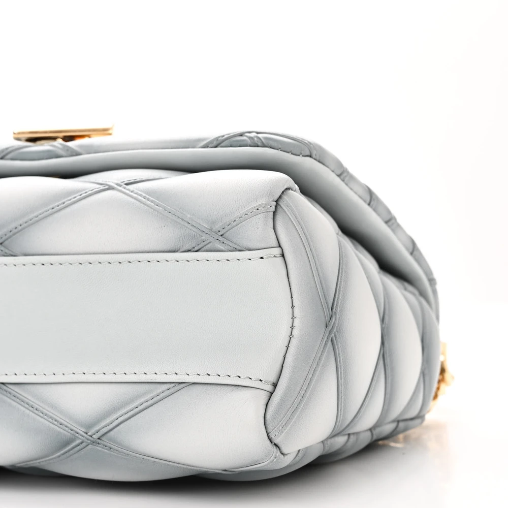 Louis Vuitton Ecume Grey 14 MM Leather Replica Handbags - Image 2