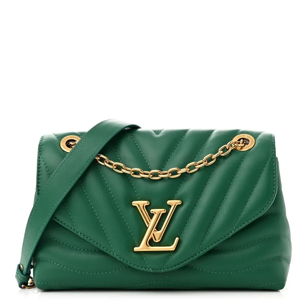 Superfake Louis Vuitton Emerald Leather Chain Bag