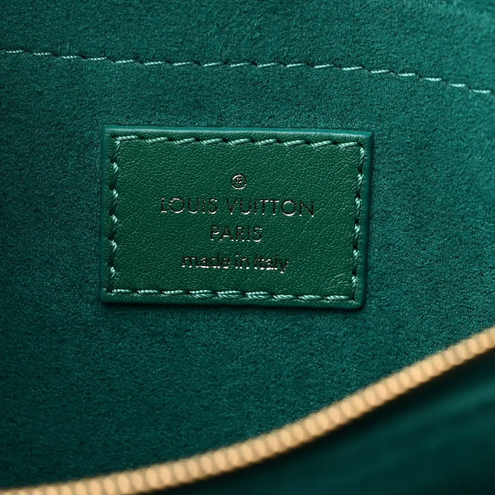 Superfake Louis Vuitton Emerald Leather Chain Bag - Image 5