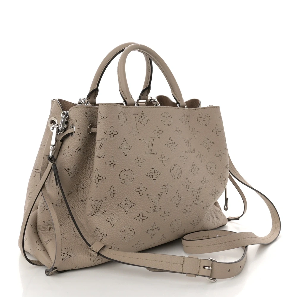 Replica Handbags – Louis Vuitton Galet Mahina Bella Tote With Silver Hardware - Image 8