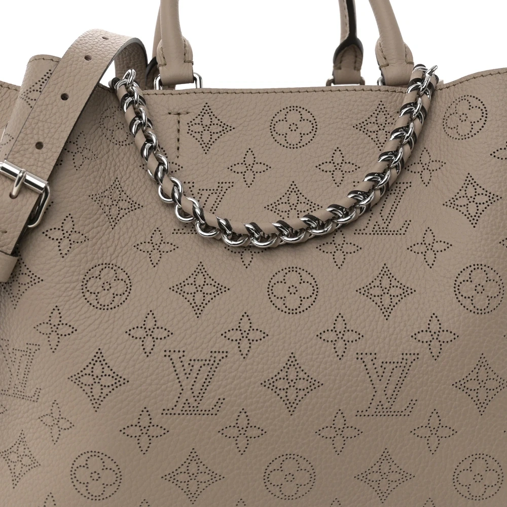 Replica Handbags – Louis Vuitton Galet Mahina Bella Tote With Silver Hardware - Image 6