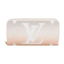 1:1 Louis Vuitton Wallet in Grey and Orange Monogram Canvas