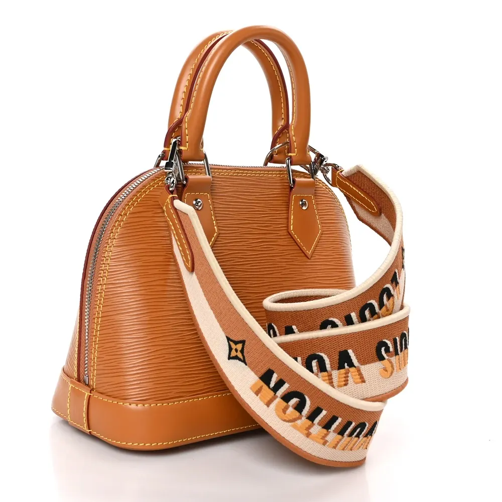 Superfake Louis Vuitton Alma BB in Honey Gold Epi Leather - Image 8