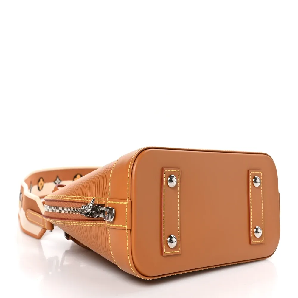 Superfake Louis Vuitton Alma BB in Honey Gold Epi Leather - Image 7